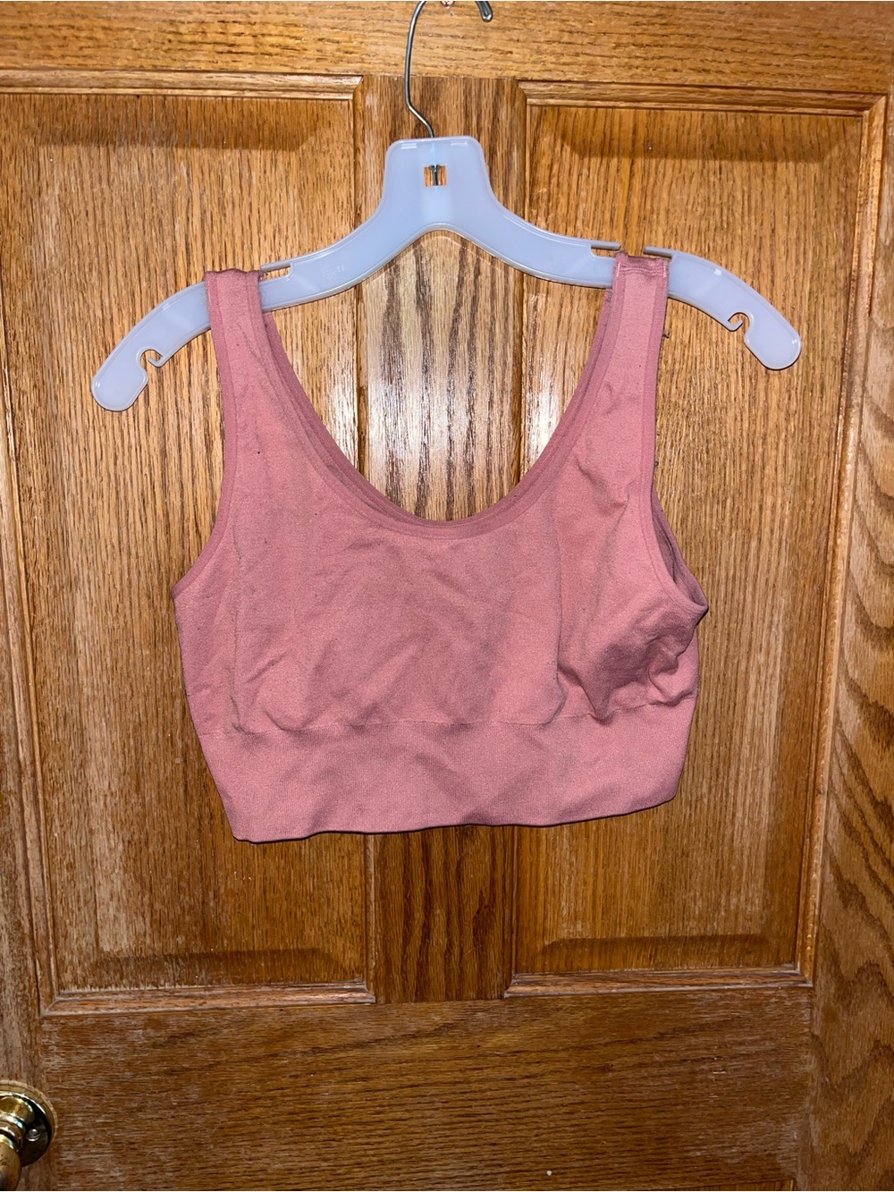 Fruit of the Loom Seamless Scoop Bralette - Dusty Rose